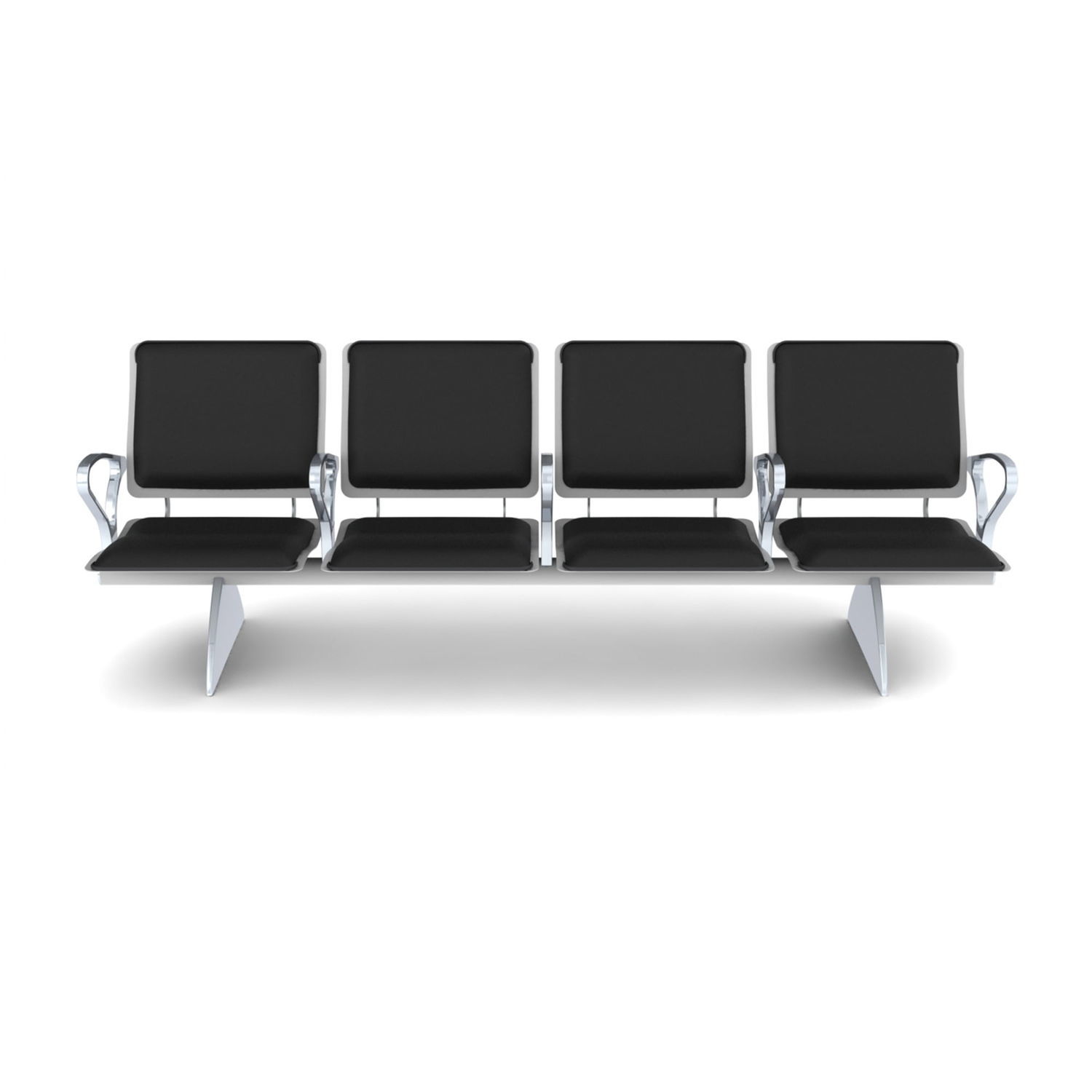 Asiento Con Estructura Modular Para Aeropuerto Zenky Classic