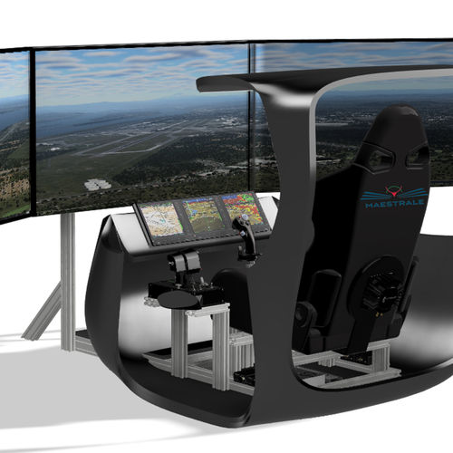 Simulateur de vol eVTOL SIM MAESTRALE S r l d entraînement