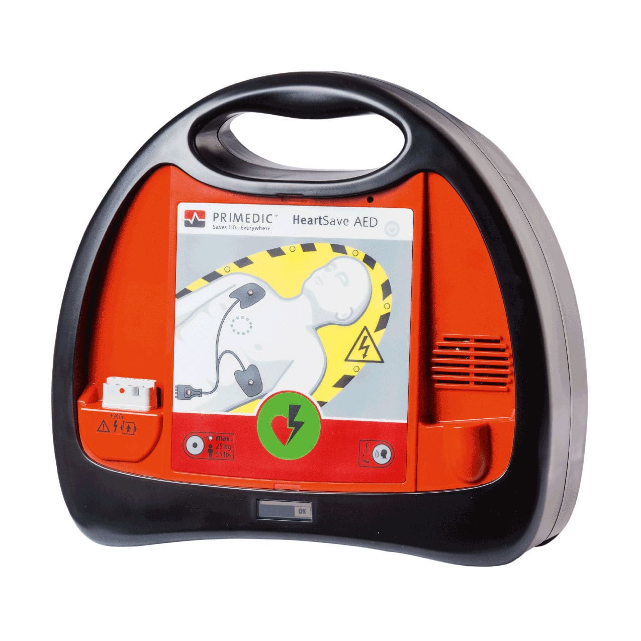 Automatic Defibrillator HeartSave AED Primedic Semi Automatic