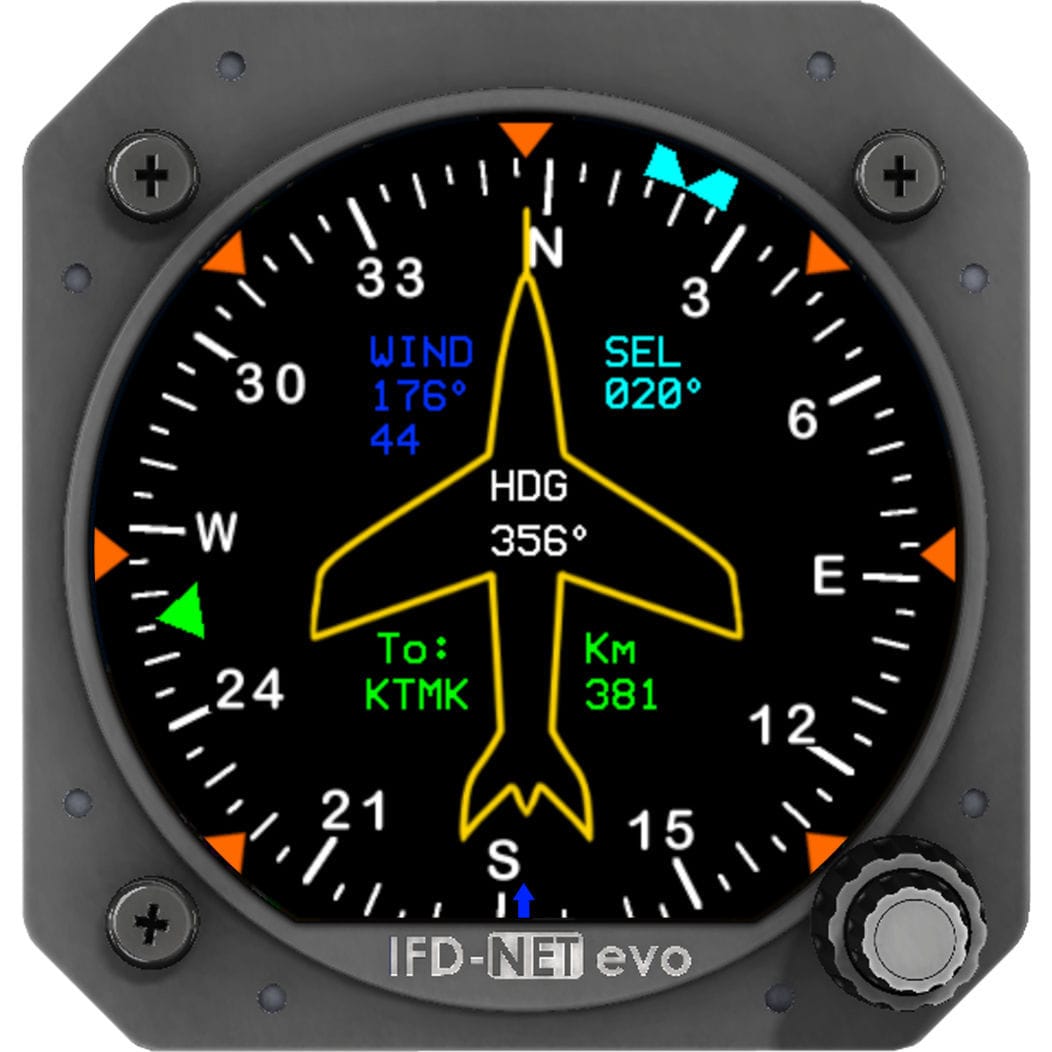 Analog Directional Gyro EVO COMPASS M A V AVIONIC SRL For Aircraft