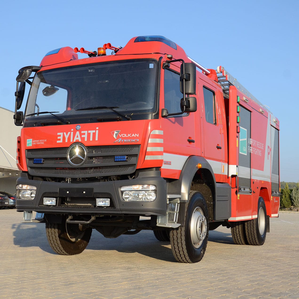 Airport Fire Truck Cheetah M Volkan Firefighting Company Fast