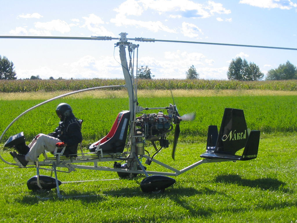 Two Seater Gyrocopter NAKED Carpenterie Pagotto Srl 4 Stroke