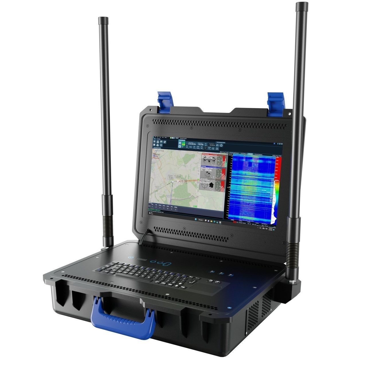 RF Drone Detection System AARTOS X2 Aaronia AG Portable 360