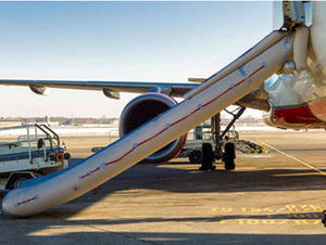 aircraft escape slide / single-lane
