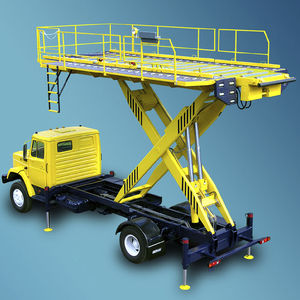 scissor high loader / freight / for airports