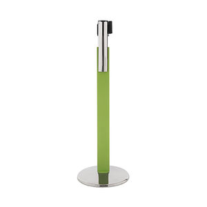 tape queue barrier / flat-head / for airports
