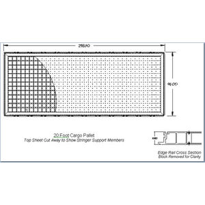 freight pallet / for air cargo