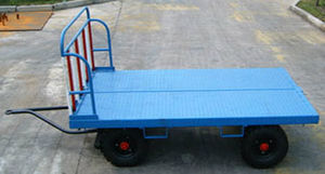 ground support baggage trailer / 4-wheel / open