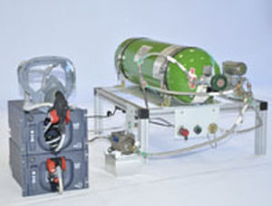 aircraft cabin oxygen system / portable