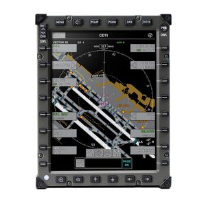 multi-function display / touch screen / for aircraft