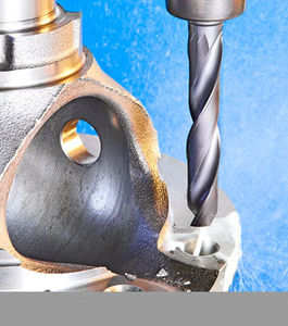 carbide drill bit / for metals / for aeronautics