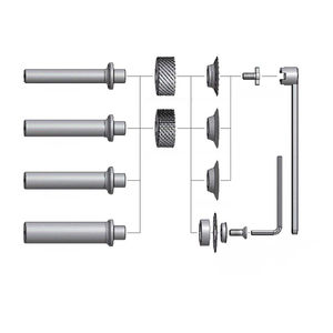 composite milling tool / carbide / for aeronautics