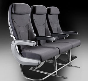aircraft cabin seat / for passengers / with integrated screen
