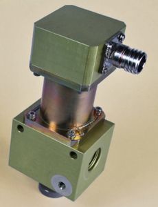 aircraft solenoid valve / for fuel / 2-way / normally closed