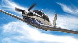 transportation private plane / piston engine / single-engine / low wing