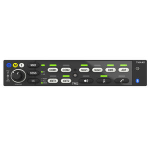 HF audio panel / for aircrafts / panel-mount