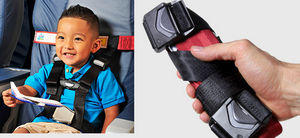 aircraft cabin seat belt / 2 attachment points / child's