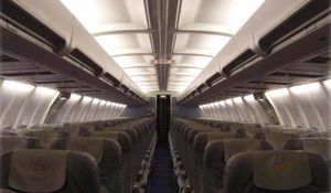 aircraft cabin lighting / LED / sidewall