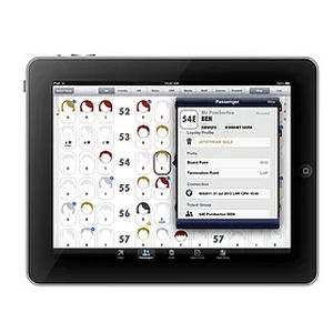 CRM software / inflight / real-time / iPad