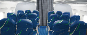 wool aircraft cabin curtain