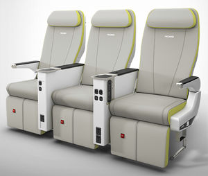 aircraft cabin seat / business class / economy class / with integrated screen