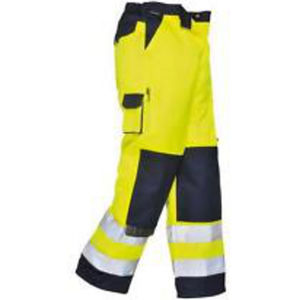 work pants / firefighter / high-visibility / waterproof