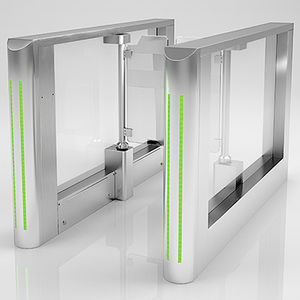 sliding gates / glass / automatic / for airports