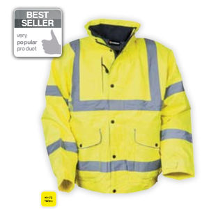work jacket / for runway personnel / high-visibility / waterproof