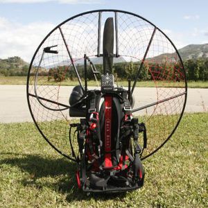 single-seat paramotor carts / with engine / aluminum
