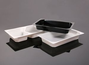 aircraft meal tray / aluminum