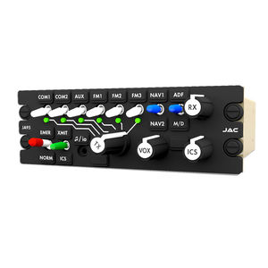 audio panel / for aircraft / panel-mount
