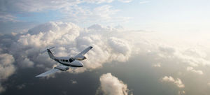 4-seater private plane / piston engine / twin-engine / instructional