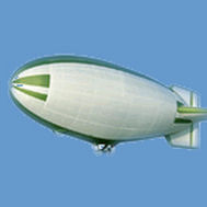 advertising airship / hot air / non-rigid