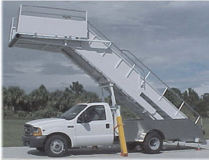access stairs / mobile / self-propelled / for passengers
