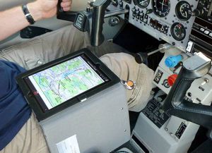pilot kneeboard / with clipboard
