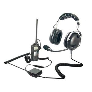 aircraft headset / for pilots / noise-reduction / with helmet