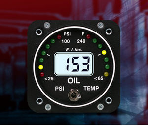 temperature gauge / pressure / analog / oil