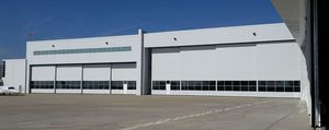 sliding hangar doors