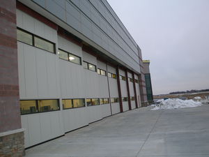sliding hangar doors