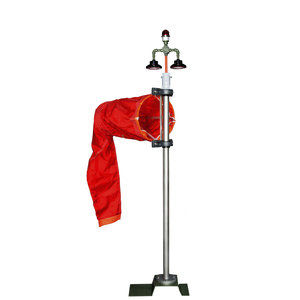 airport wind cone / for helidecks / with mast
