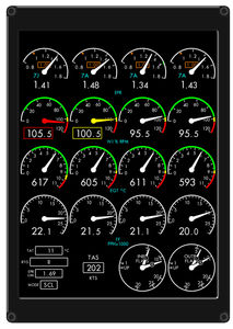 digital engine monitoring system / for one engine / for aircraft