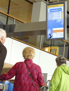 airport flight information display system