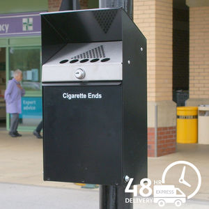 wall-mounted ashtray / for airports