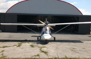 leisure activity ULM aircraft / 2-stroke engine / single-engine / high wing
