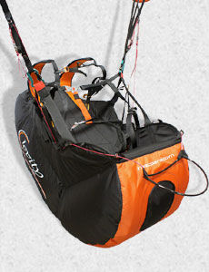 paragliding harness bag / monoplace / light / airbag