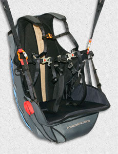 paragliding harness bag / tandem / light
