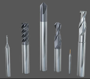 titanium milling tool / carbide / end mill