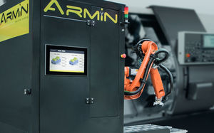 5-axis machining center / with swiveling spindle / for aeronautics / CNC