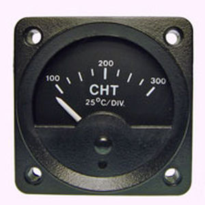temperature gauge / analog / engine / for aircraft