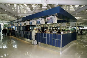 information counter / for airports